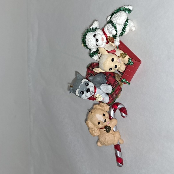 HALLMARK PUPPY LOVE 1991, 1992, 1993, 1994 FIRST 4 IN SERIES Ornaments - Picture 1 of 5